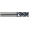 Cgs Tool Hi Velocity Cr Series 4Fl 1/2" Dia 1" Loc 6" Oal 4" Ext Reach W/.025-.030 Cr And Altin Coating HV143-5002